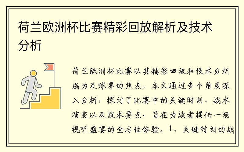 荷兰欧洲杯比赛精彩回放解析及技术分析